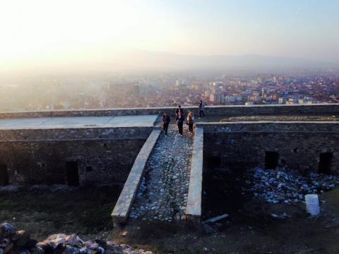 Stunning view from the Prizren Castle. CTP participants traveled a lot to Prizren and other historical sites and sites to try to get to know each other more  Photo Credit: Dragana Denic – CT Participant 