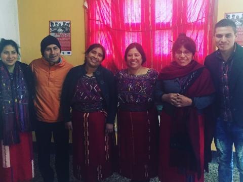 Miembros de la Red de Mujeres Ixiles.