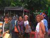 Ethnic women shopping at the market. Over 100 ethnic groups are spread across Myanmar, and some groups have been in armed conflict with the government for decades fighting for autonomy, rights and control of natural resources in their areas. 